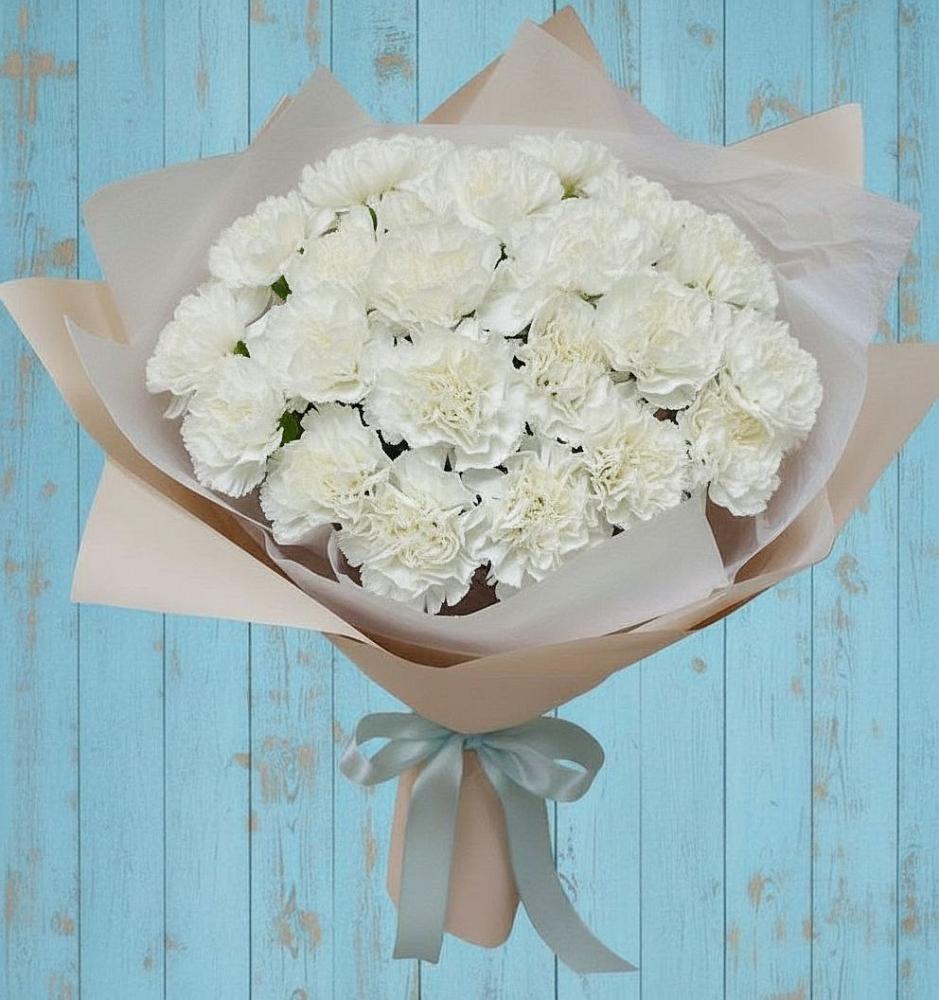 Букет цветов из: Гвоздики в Красногвардейском Ставропольского края