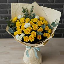 Букет цветов из:  Розы #REPLACE_PRED# Красногвардейском Ставропольского края