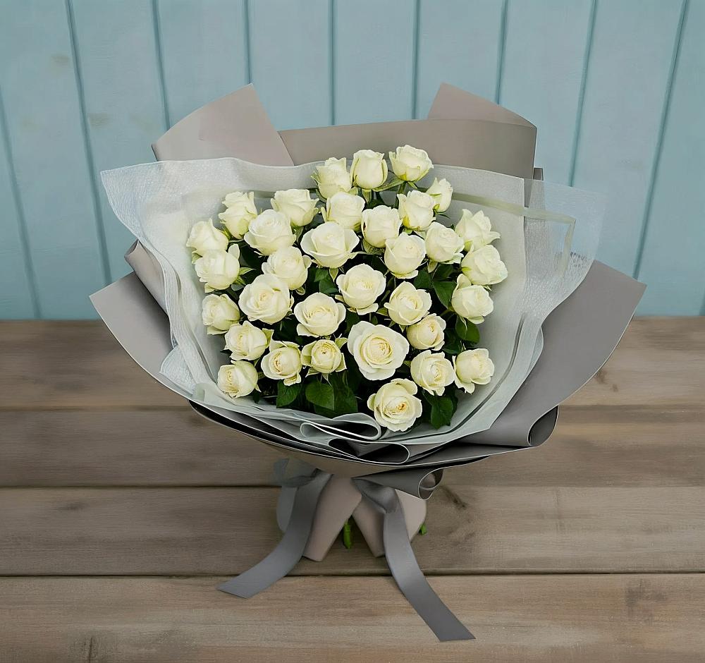 Букет Белоснежная нежность в Красногвардейском Ставропольского края