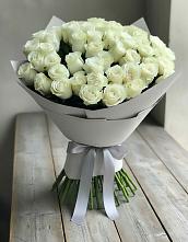 Букет 35 Белых роз #REPLACE_PRED# Красногвардейском Ставропольского края