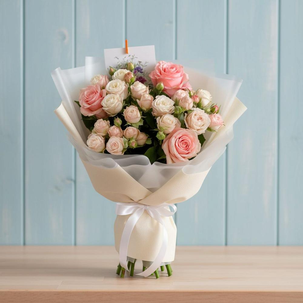 Букет цветов из: Розы в Красногвардейском Ставропольского края