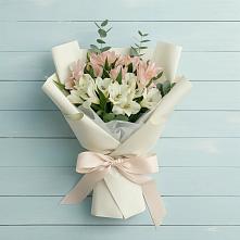 Букет цветов из:  Альстромерии в Красногвардейском Ставропольского края