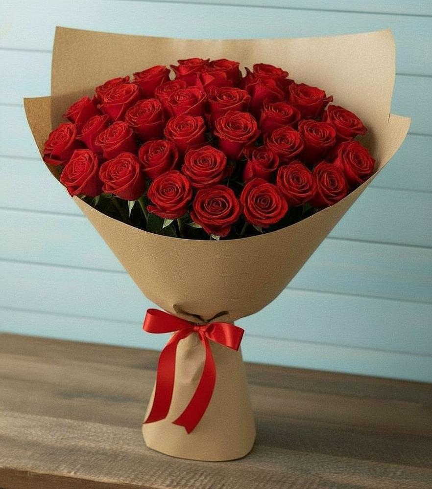 Букет Красные розы Милано в Красногвардейском Ставропольского края