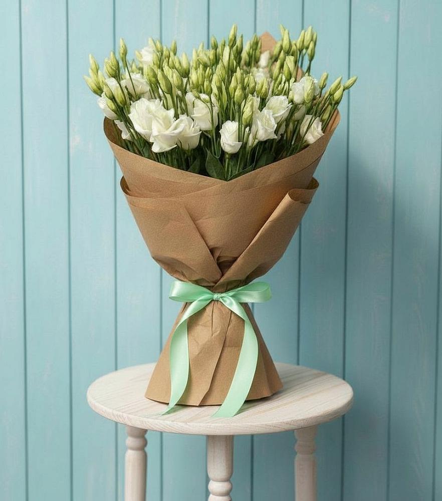 Букет цветов из: Лизиантусы в Красногвардейском Ставропольского края