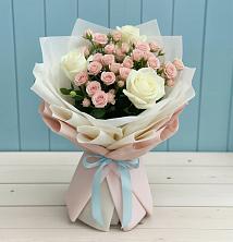 Букет цветов из:  Розы в Красногвардейском Ставропольского края