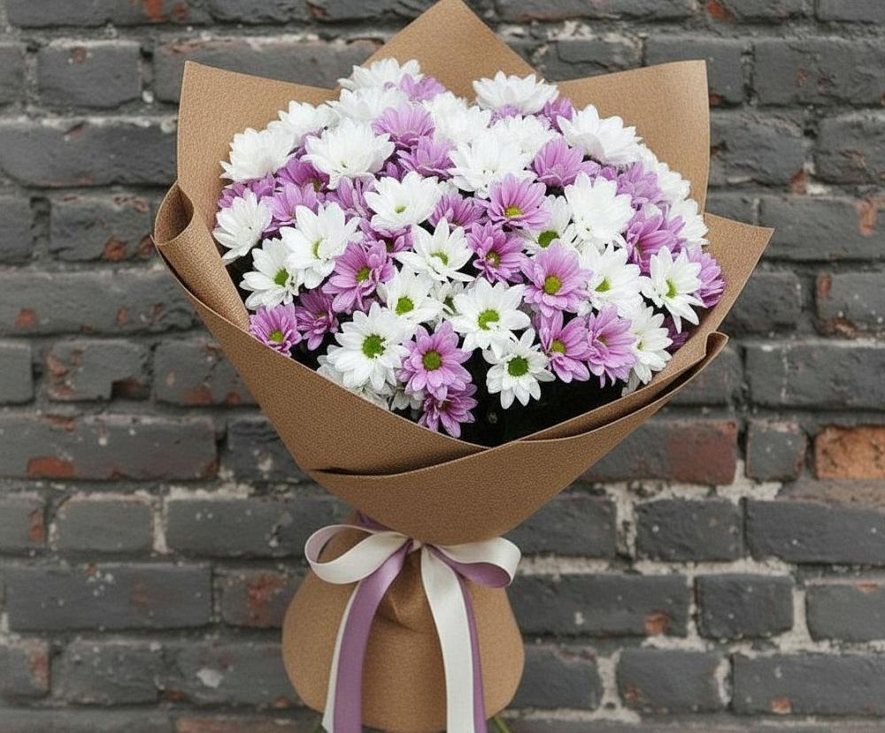 Букет цветов из: Хризантемы в Красногвардейском Ставропольского края