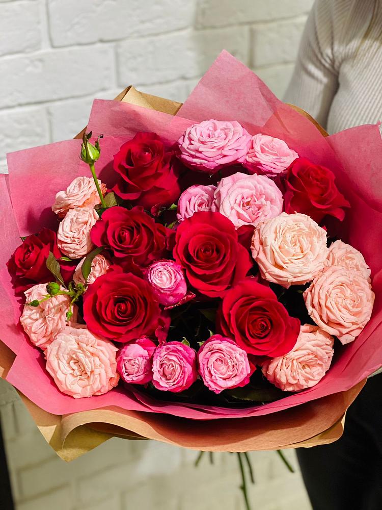 Букет цветов из: Розы в Красногвардейском Ставропольского края