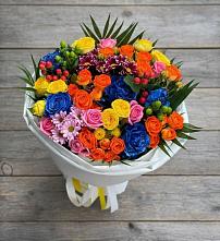 Букет цветов из:  Розы и Хризантемы в Красногвардейском Ставропольского края