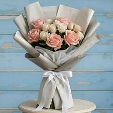 Букет цветов из:  Розы #REPLACE_PRED# Красногвардейском Ставропольского края