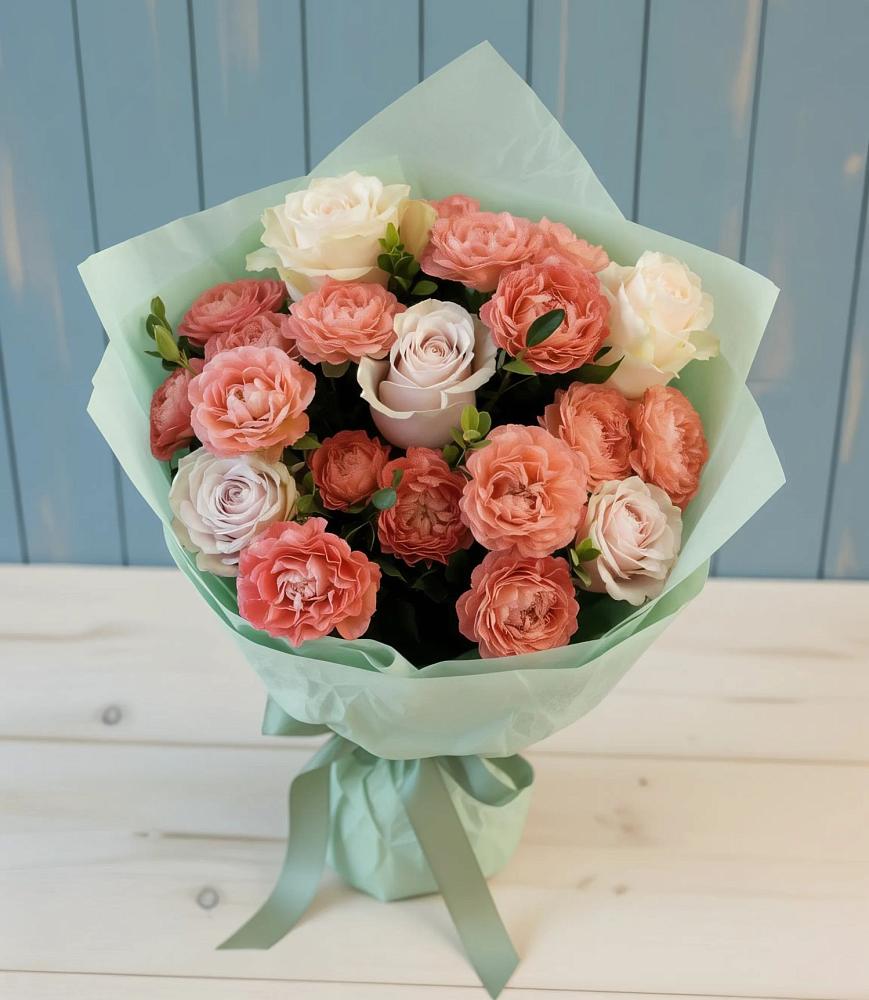 Букет цветов из: Розы в Красногвардейском Ставропольского края