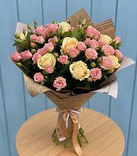 Букет цветов из:  Розы в Красногвардейском Ставропольского края