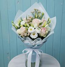 Букет цветов из:  Розы и Лизиантусы #REPLACE_PRED# Красногвардейском Ставропольского края