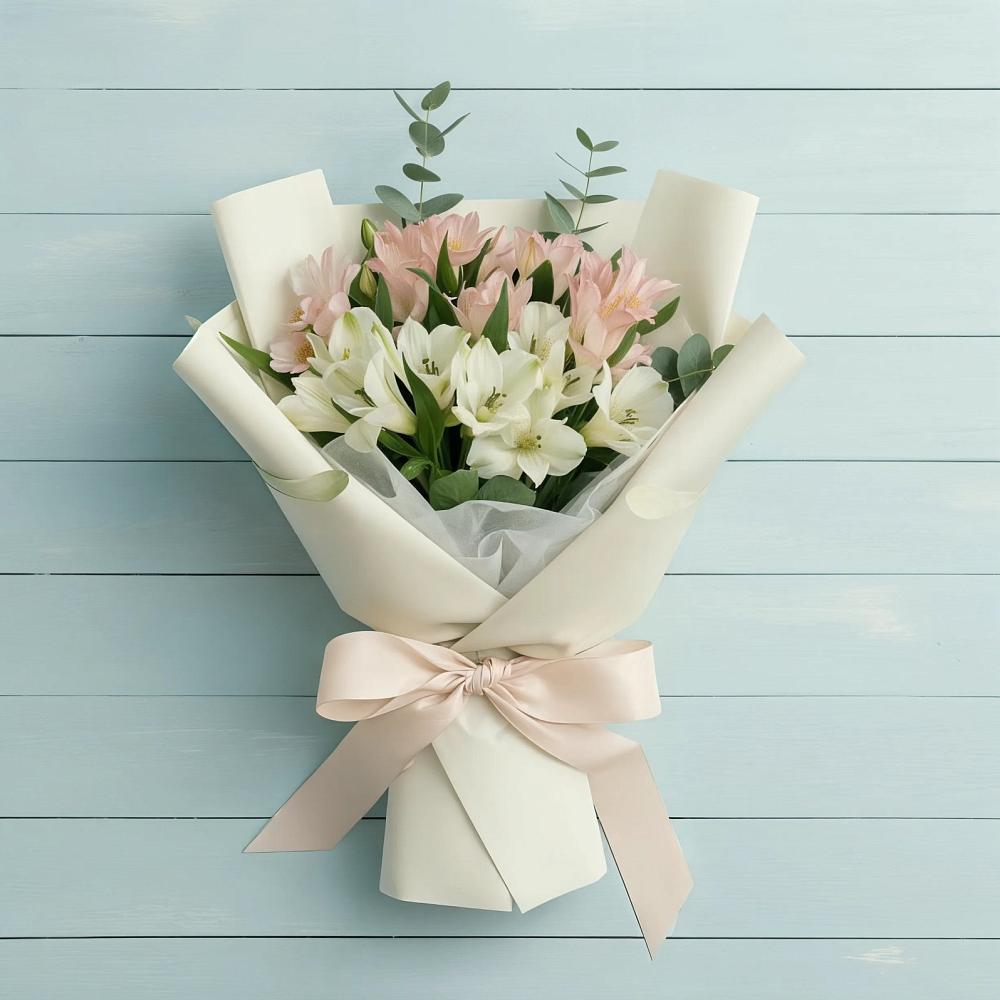 Букет цветов из: Альстромерии в Красногвардейском Ставропольского края