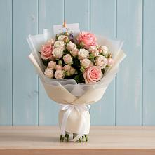 Букет цветов из:  Розы в Красногвардейском Ставропольского края