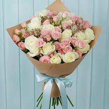 Букет цветов из:  Розы в Красногвардейском Ставропольского края