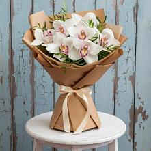 Букет цветов из:  Орхидеи и Розы в Красногвардейском Ставропольского края